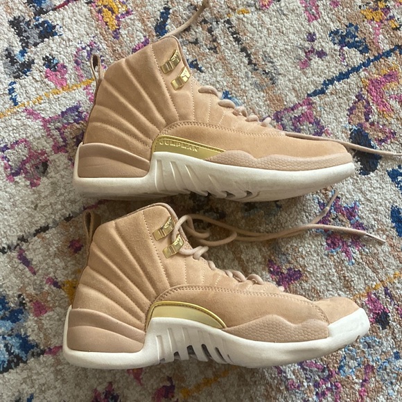 Nike Jumpman Air Jordan 12 Retro Tan Size 6 - Picture 5 of 10